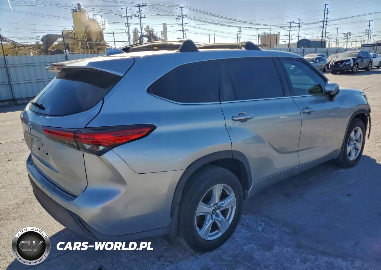 2021 Toyota Highlander L VIN:5TDCZRAH2MS534180 - 3