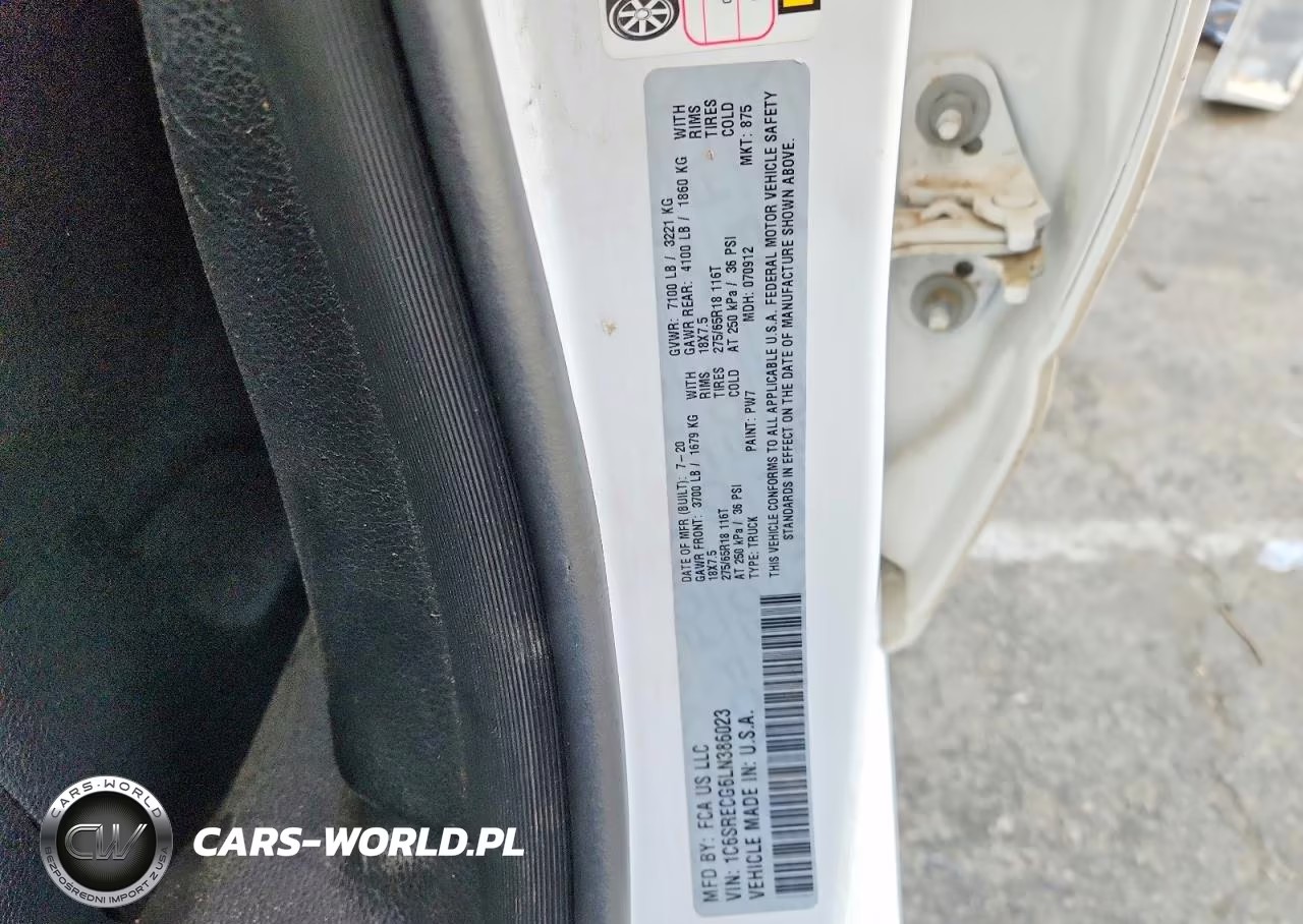 2020 Ram 1500 Tradesman VIN:1C6SRECG6LN386023 - 13