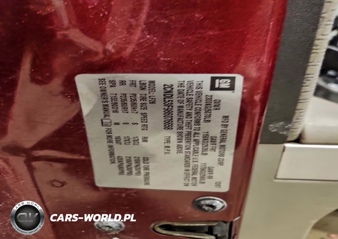 2008 Chevrolet Equinox Lt VIN:2CNDL53F986076658 - 12