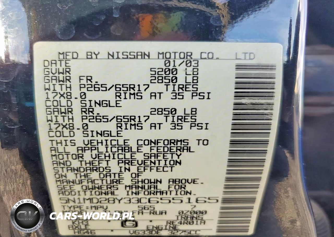 2003 Nissan Xterra Se VIN:5N1MD28Y33C655165 - 13