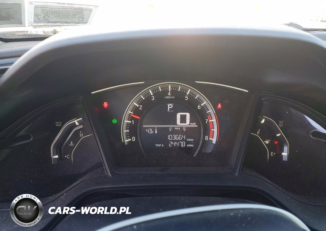 2017 Honda Civic Lx VIN:19XFC2F5XHE225545 - 9