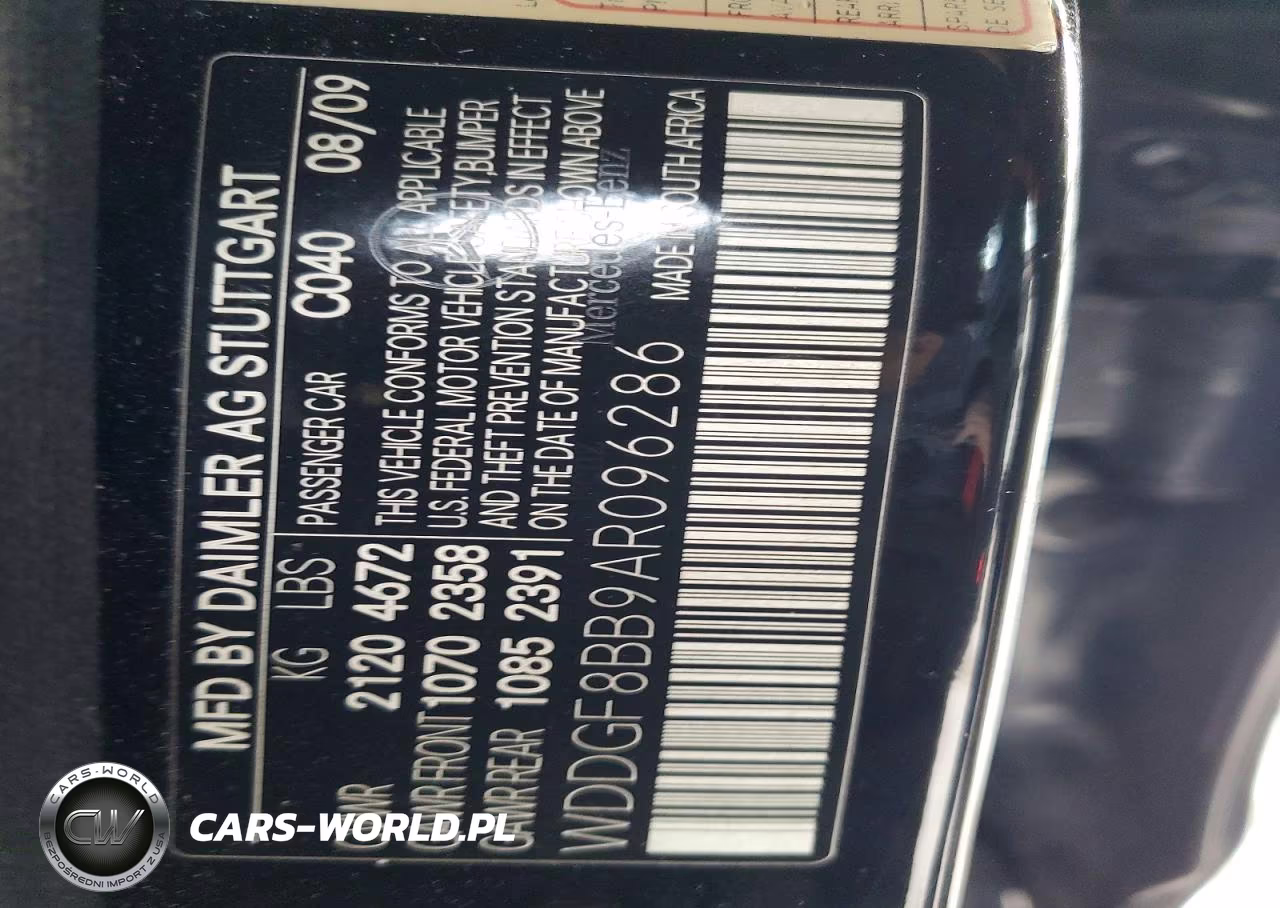 2010 Mercedes-Benz C 300 4Matic VIN:WDDGF8BB9AR096286 - 12