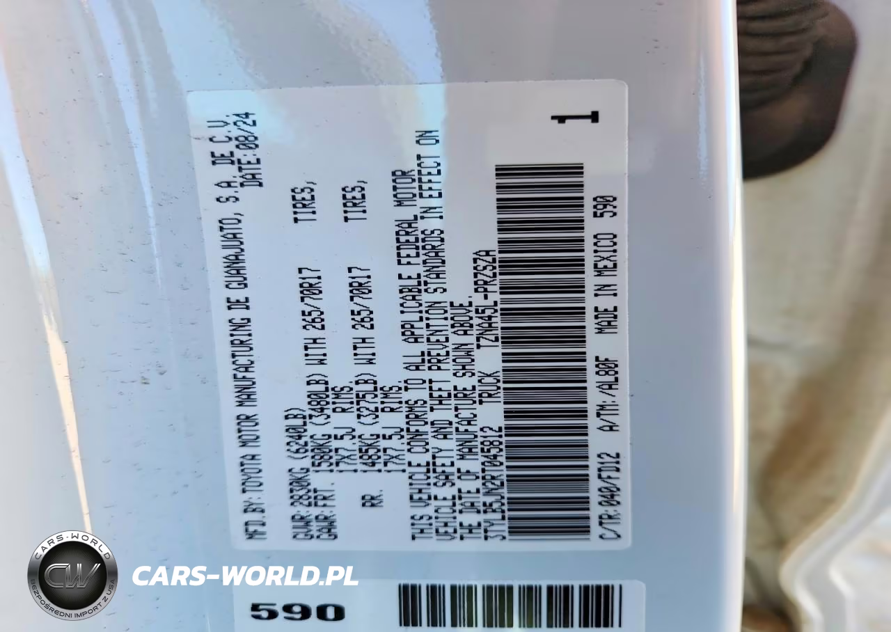2024 Toyota Tacoma Double Cab VIN:3TYLB5JN2RT045812 - 13