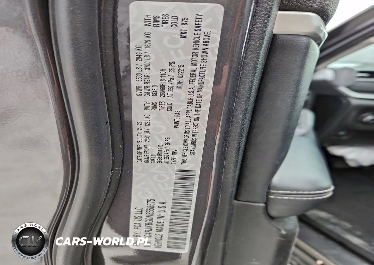 2022 Jeep Grand Cherokee L Limited VIN:1C4RJKBG0N8558675 - 13