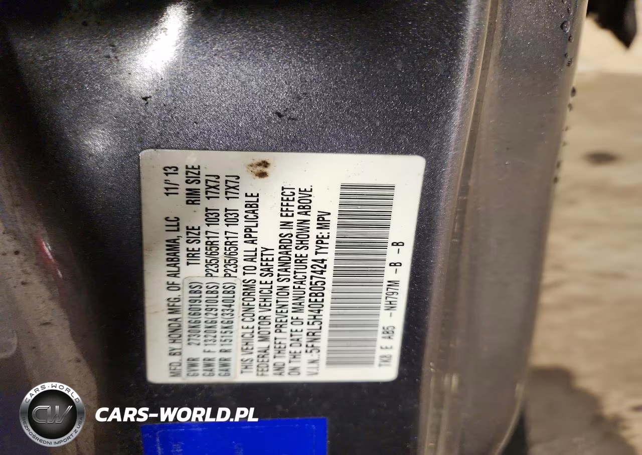 2014 Honda Odyssey Ex VIN:5FNRL5H40EB057424 - 13
