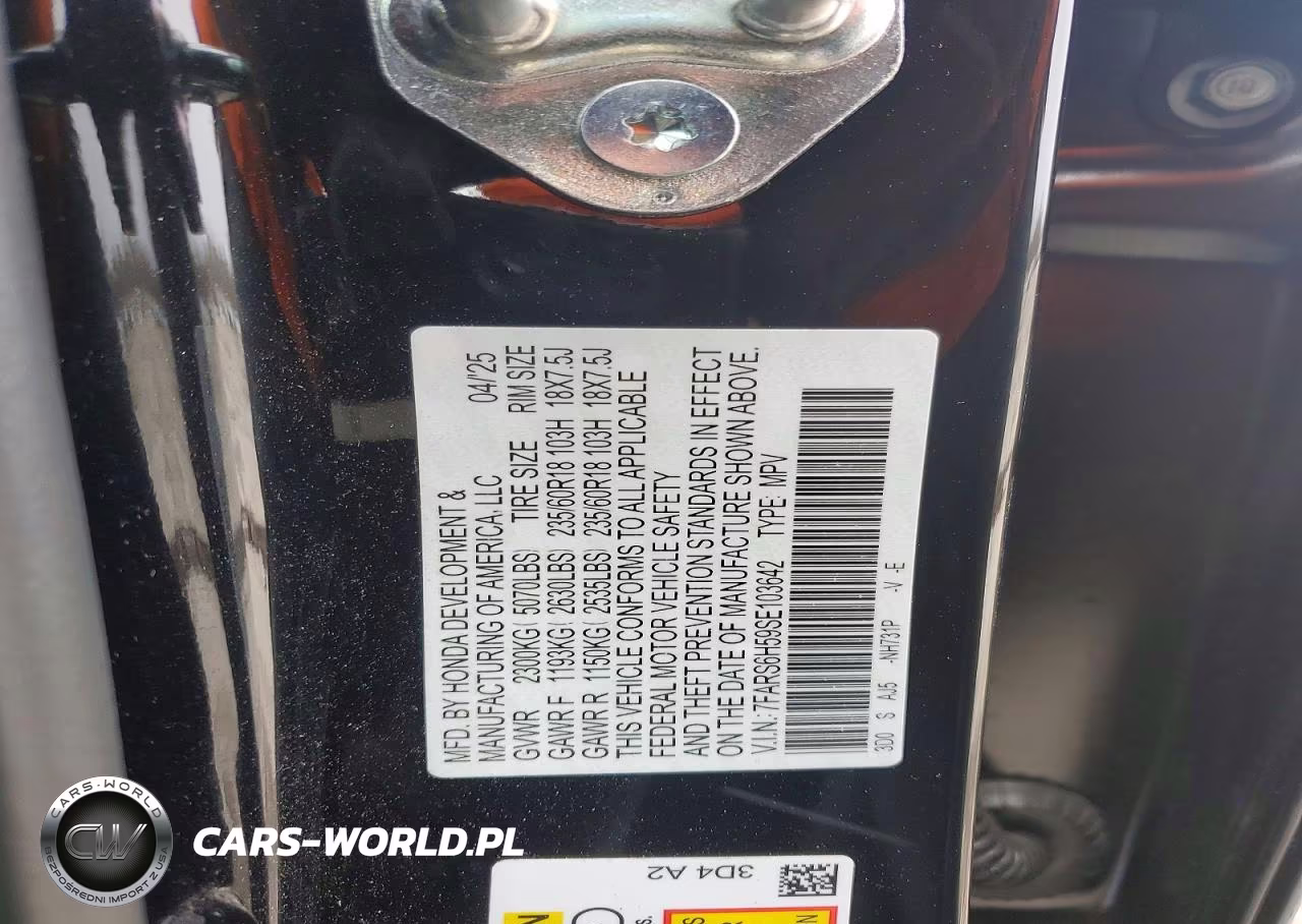 2025 Honda Cr-V Sport VIN:7FARS6H59SE103642 - 13
