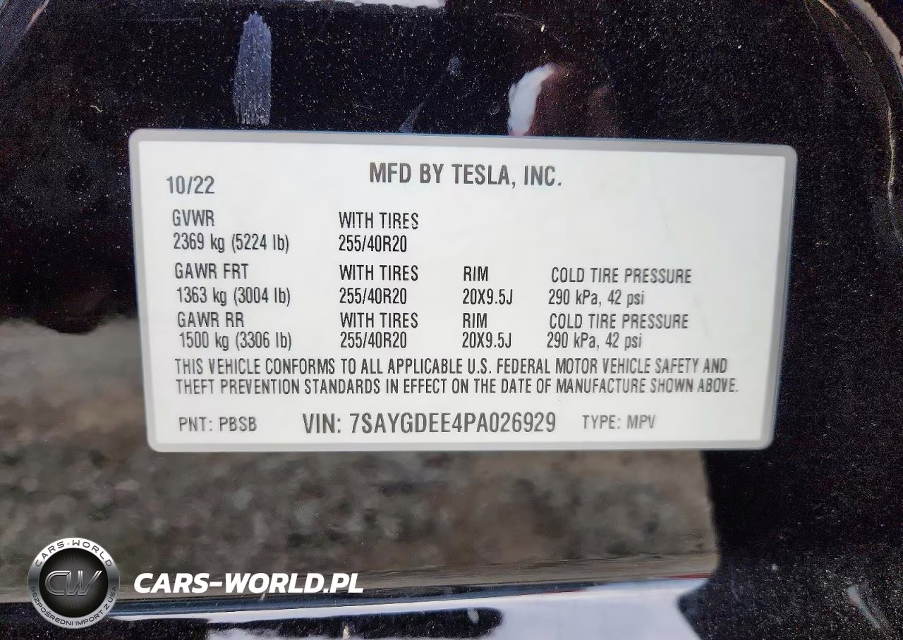 2023 Tesla Model Y VIN:7SAYGDEE4PA026929 - 12