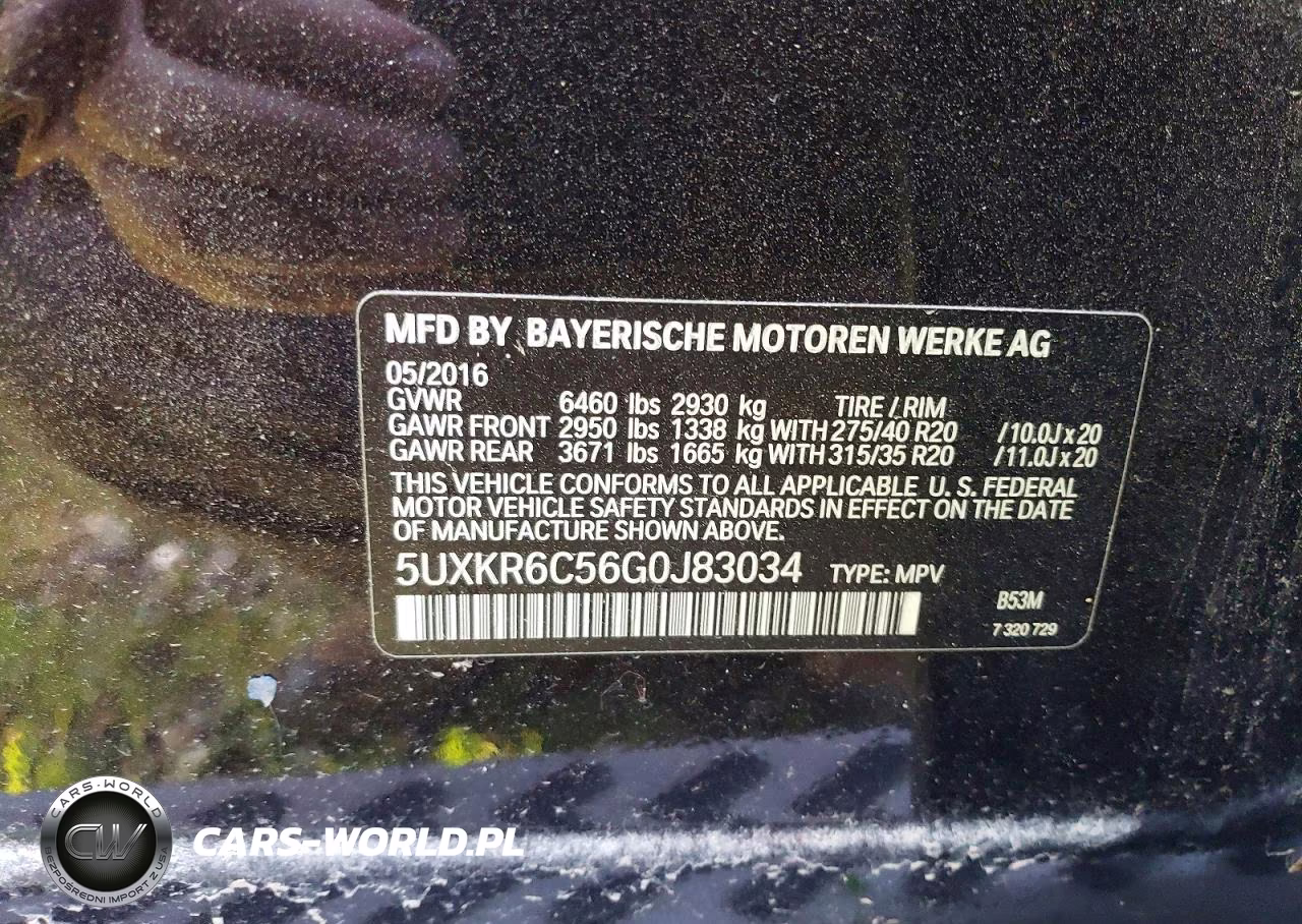 2016 BMW X5 xDrive50I VIN:5UXKR6C56G0J83034 - 13