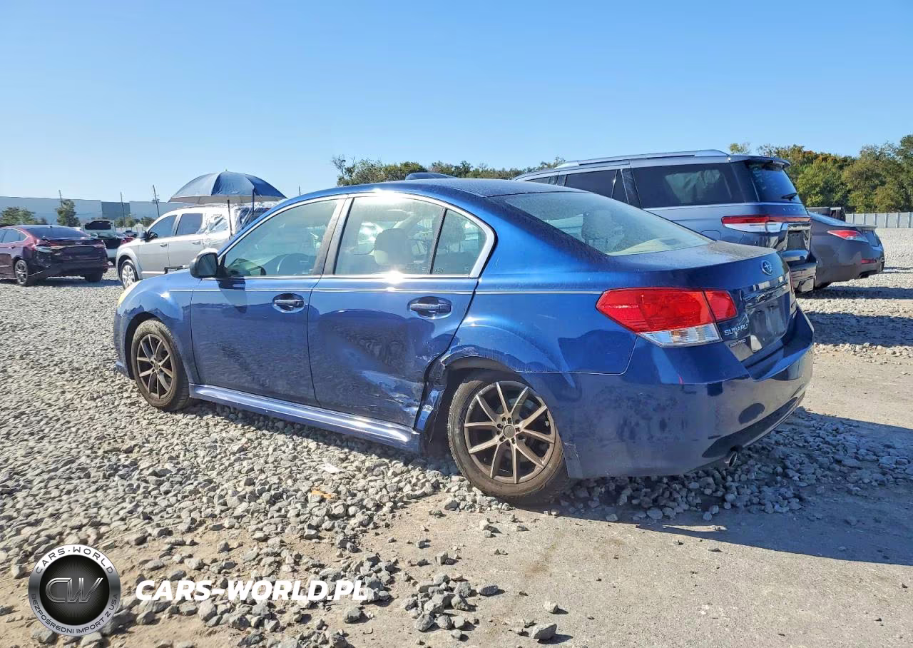 2011 Subaru Legacy 2.5I VIN:4S3BMBA61B3220678 - 2