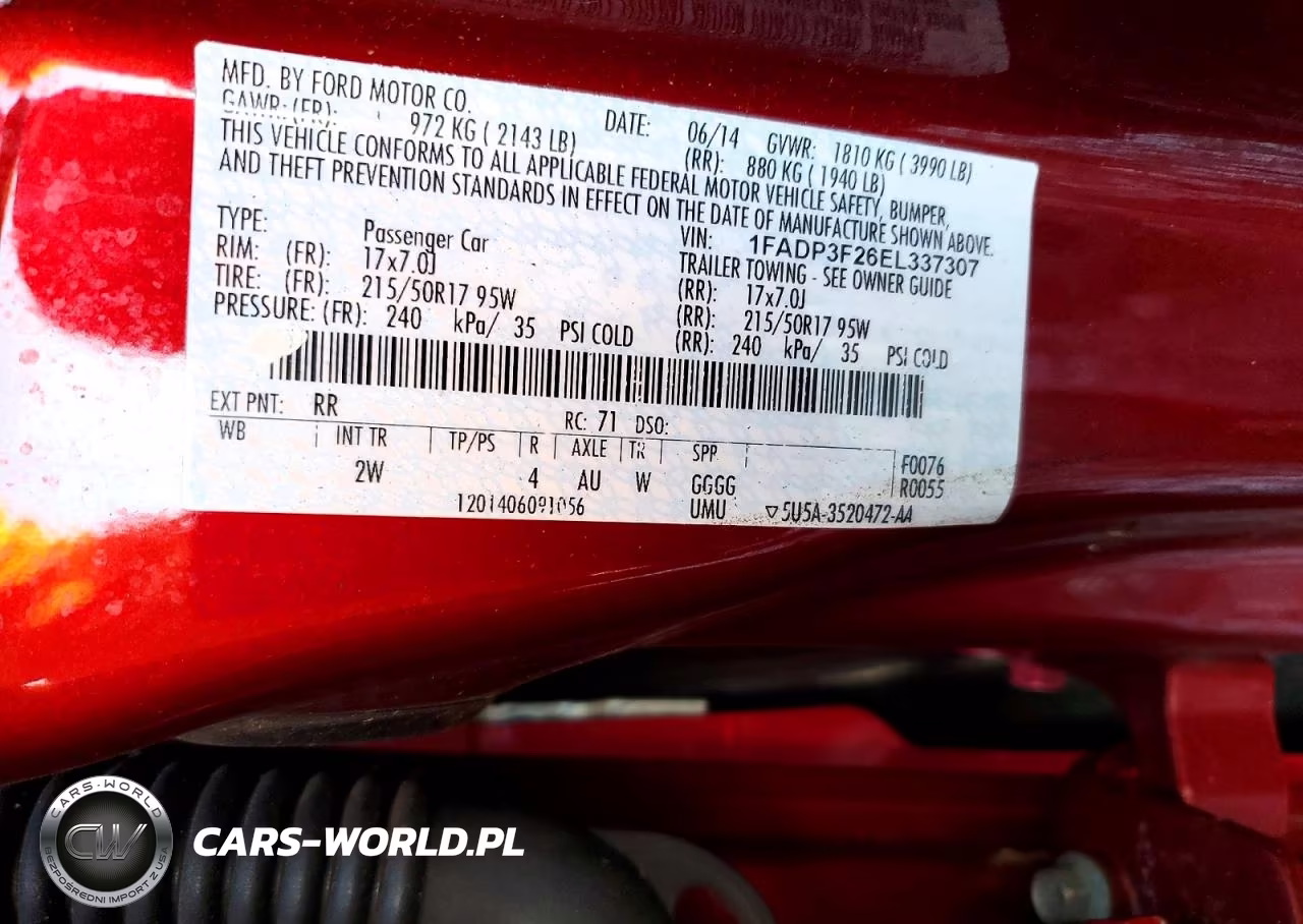 2014 Ford Focus Se VIN:1FADP3F26EL337307 - 12