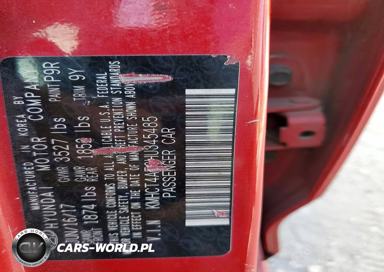 2017 Hyundai Accent Se VIN:KMHCT4AE0HU345485 - 12