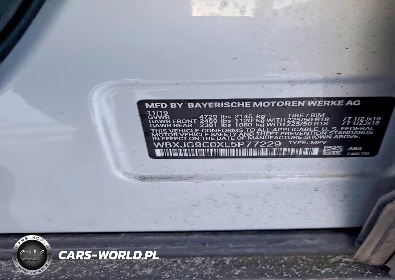 2020 BMW X1 xDrive28I VIN:WBXJG9C0XL5P77229 - 13