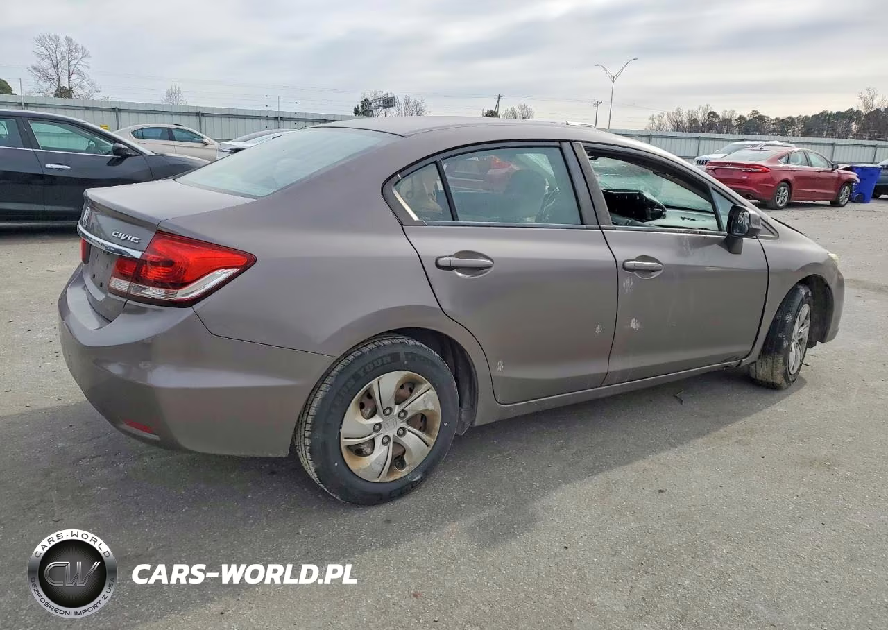 2013 Honda Civic Lx VIN:2HGFB2F52DH587632 - 3