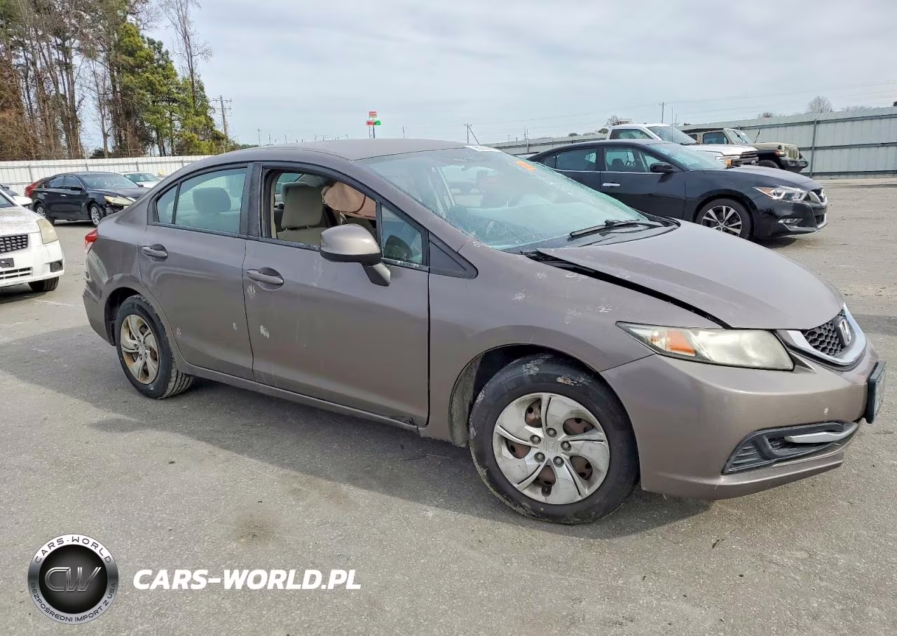 2013 Honda Civic Lx VIN:2HGFB2F52DH587632 - 4