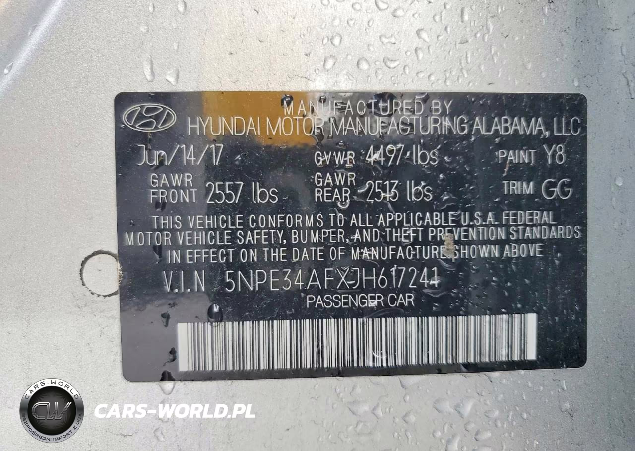 2018 Hyundai Sonata Sport VIN:5NPE34AFXJH617241 - 13
