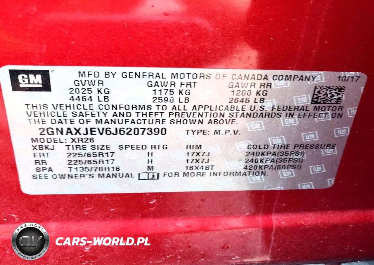 2018 Chevrolet Equinox Lt VIN:2GNAXJEV6J6207390 - 13