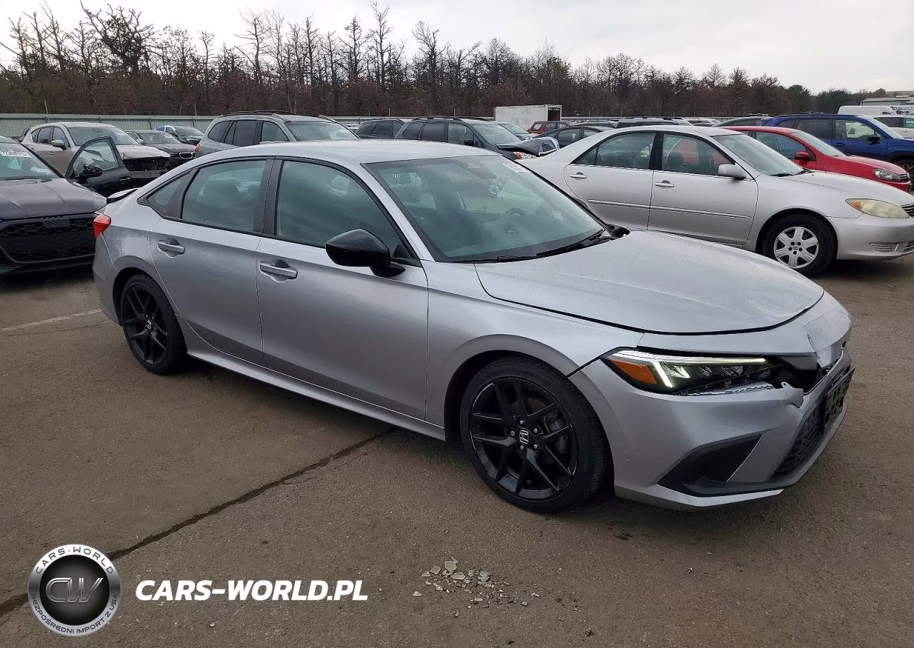 2022 Honda Civic Sport VIN:2HGFE2F52NH607046 - 4