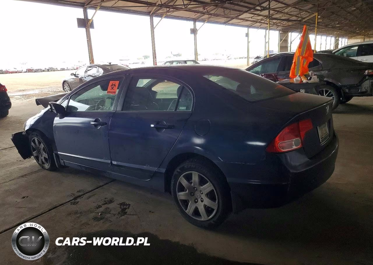 2008 Honda Civic Lx VIN:2HGFA16598H536082 - 2