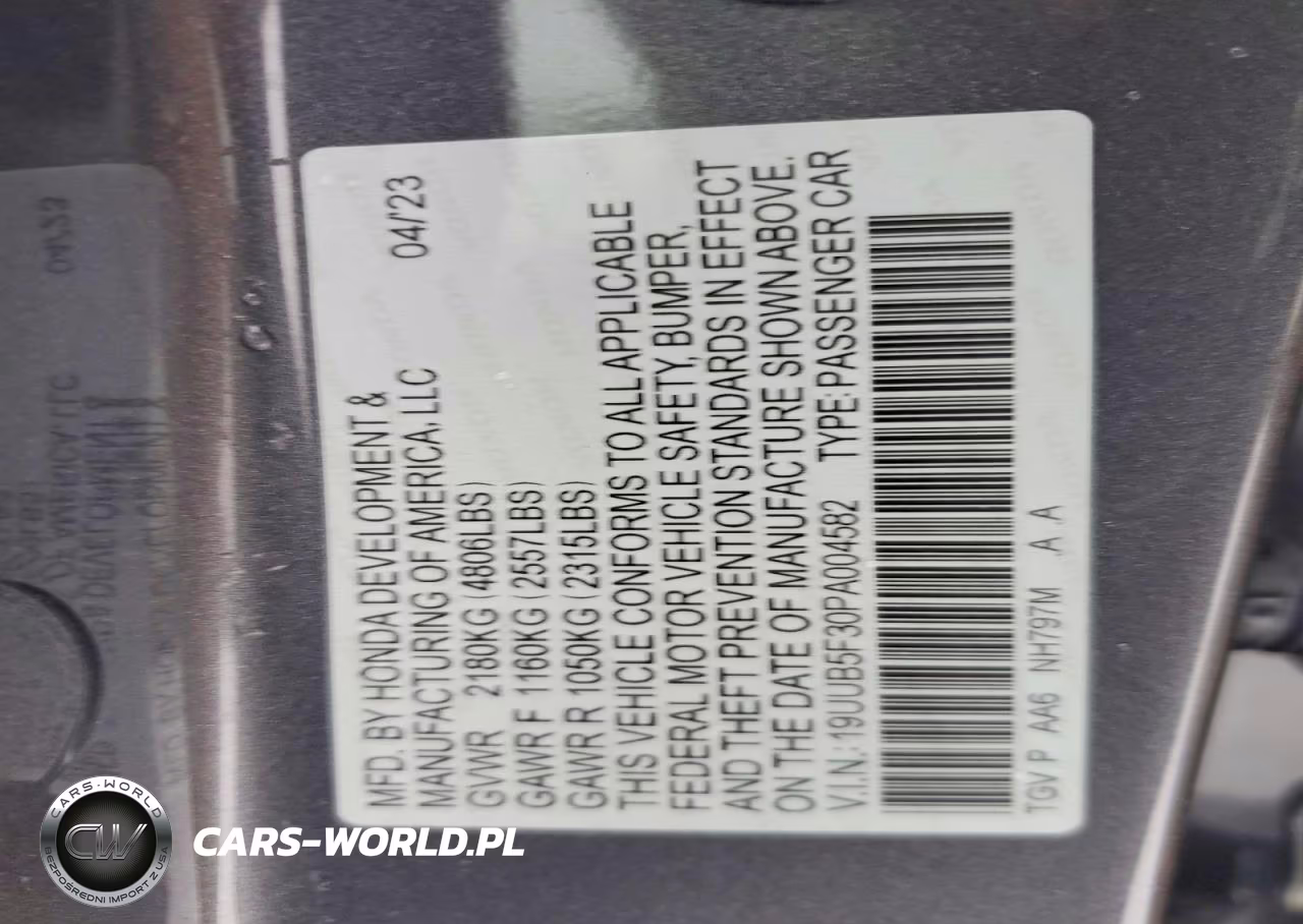 2023 Acura Tlx VIN:19UUB5F30PA004582 - 12