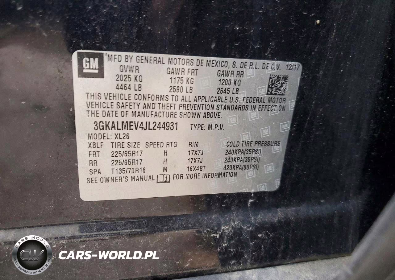 2018 GMC Terrain Sle VIN:3GKALMEV4JL244931 - 13