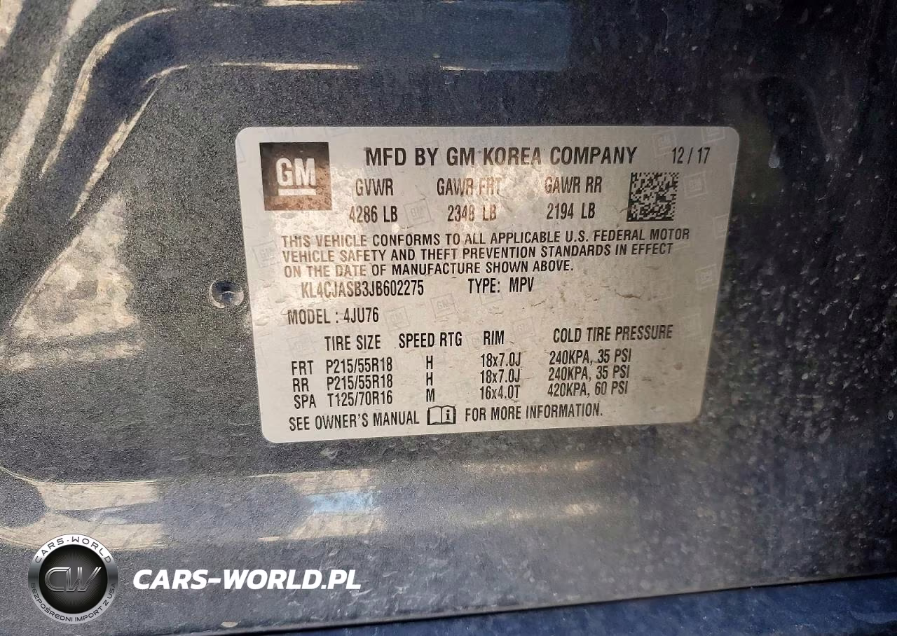 2018 Buick Encore Preferred VIN:KL4CJASB3JB602275 - 13