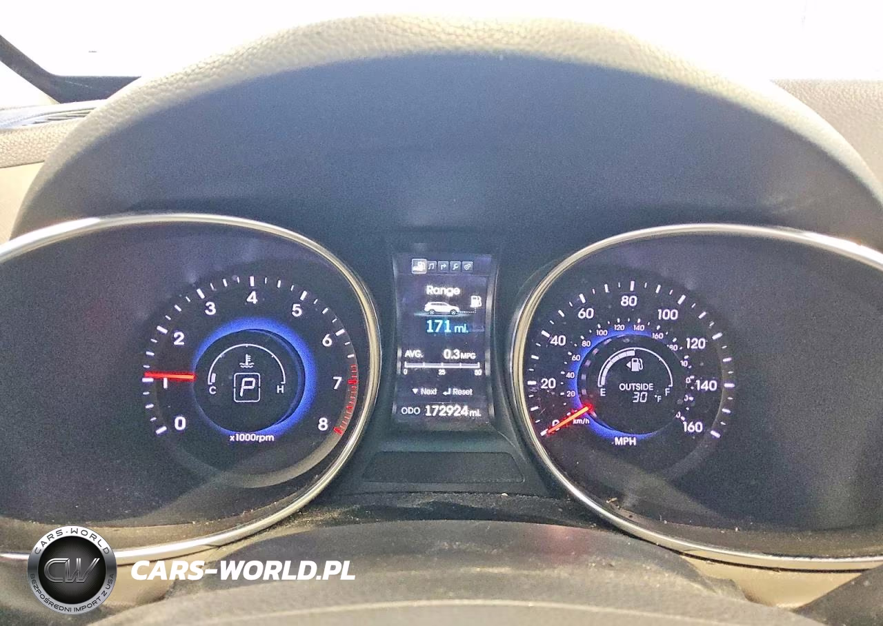 2014 Hyundai Santa Fe Gls VIN:KM8SR4HF6EU072668 - 9