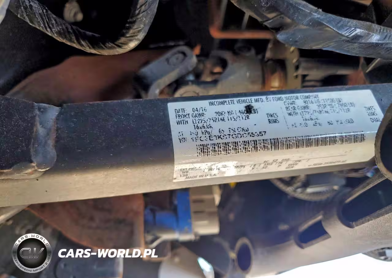 2016 Ford Econoline E350 Super Duty Stripped Chassis VIN:1FC3E3KS7GDC55357 - 13