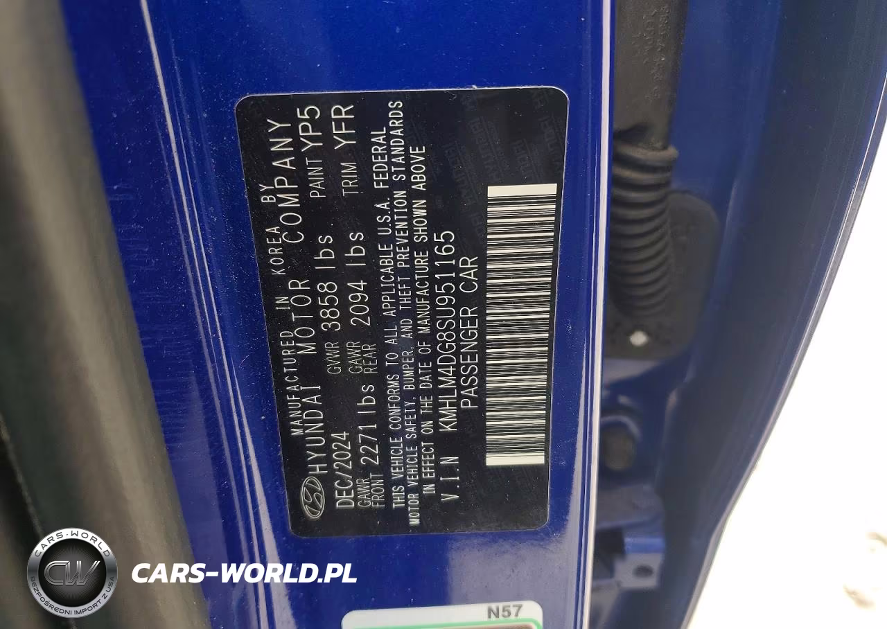 2025 Hyundai Elantra Sel Sport VIN:KMHLM4DG8SU951165 - 12
