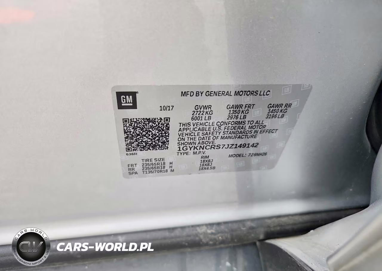 2018 Cadillac Xt5 Luxury VIN:1GYKNCRS7JZ149142 - 13