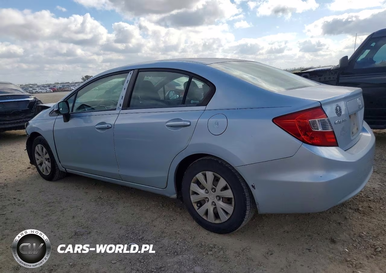 2012 Honda Civic Lx VIN:2HGFB2F53CH527566 - 2