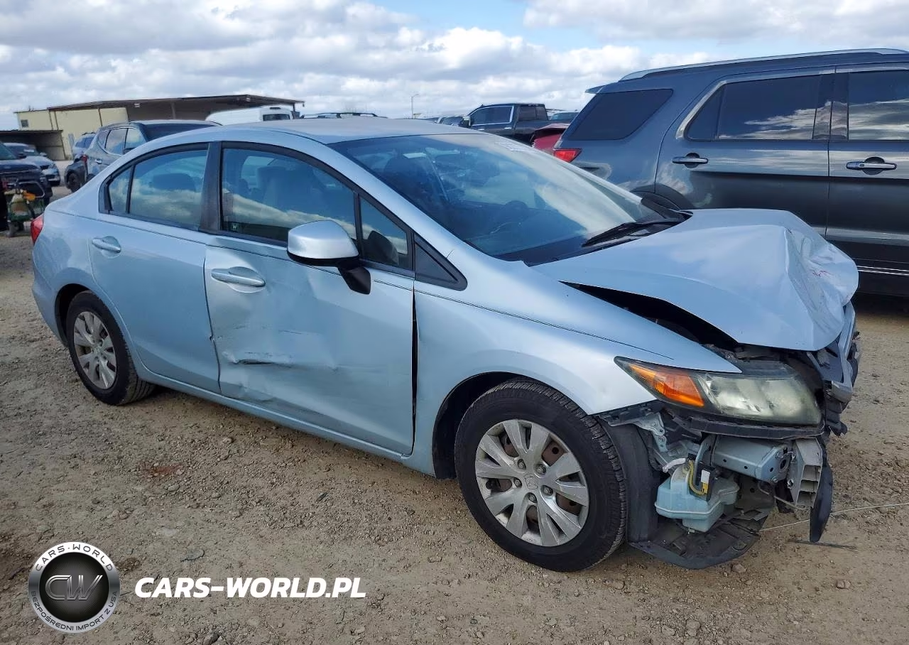 2012 Honda Civic Lx VIN:2HGFB2F53CH527566 - 4