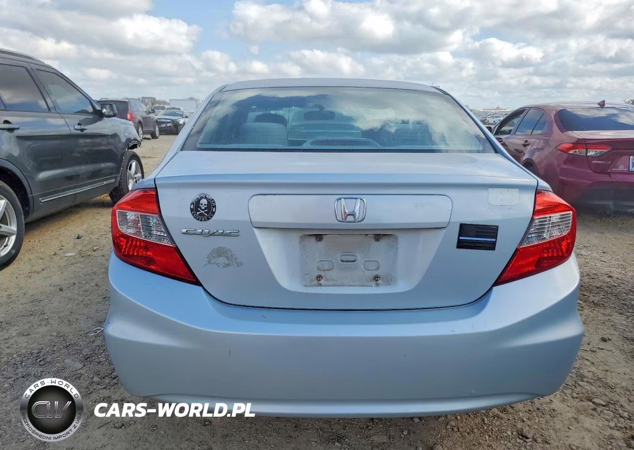 2012 Honda Civic Lx VIN:2HGFB2F53CH527566 - 6