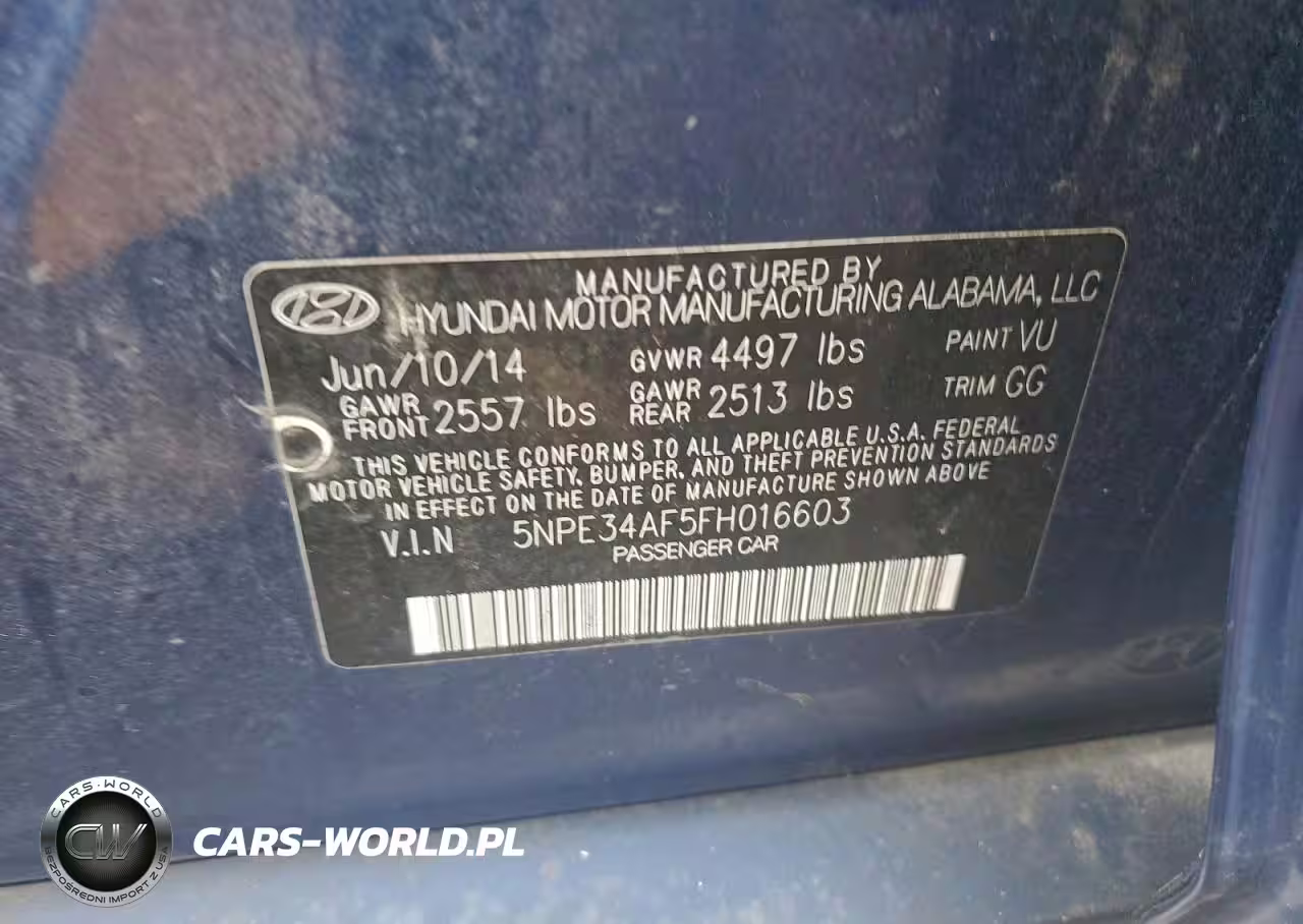 2015 Hyundai Sonata Sport VIN:5NPE34AF5FH016603 - 12