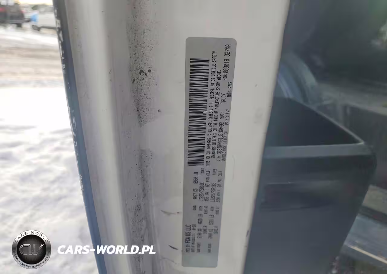 2018 Ram Promaster 2500 2500 High VIN:3C6TRVDG1JE160492 - 12