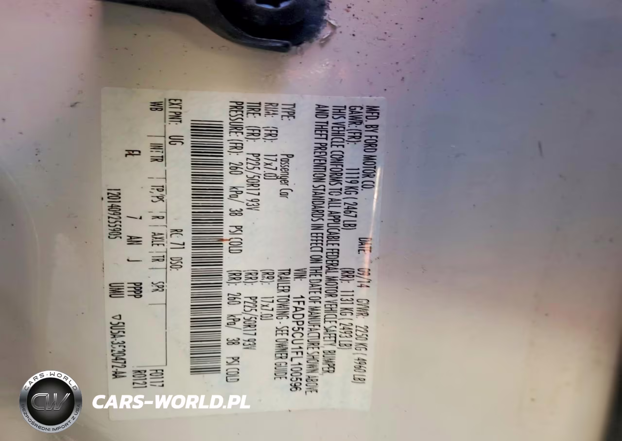2015 Ford C-Max Premium Sel VIN:1FADP5CU1FL100596 - 12