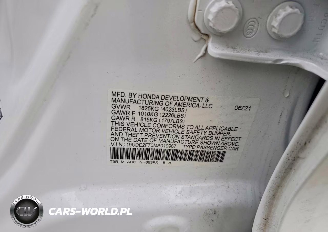 2021 Acura Ilx Premium VIN:19UDE2F70MA010967 - 12