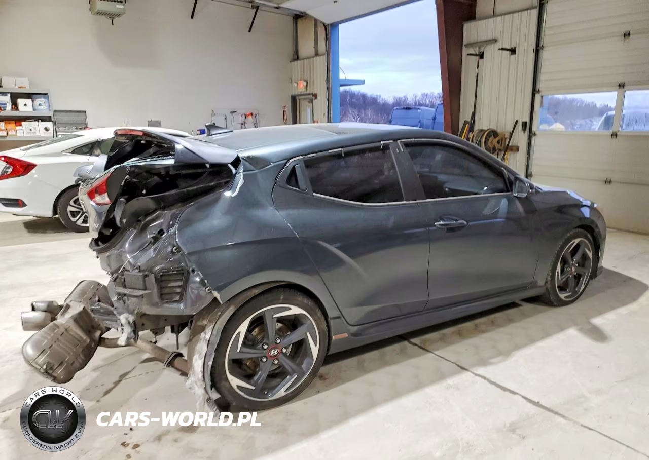2019 Hyundai Veloster Turbo 1.6T VIN:KMHTH6AB1KU007605 - 3
