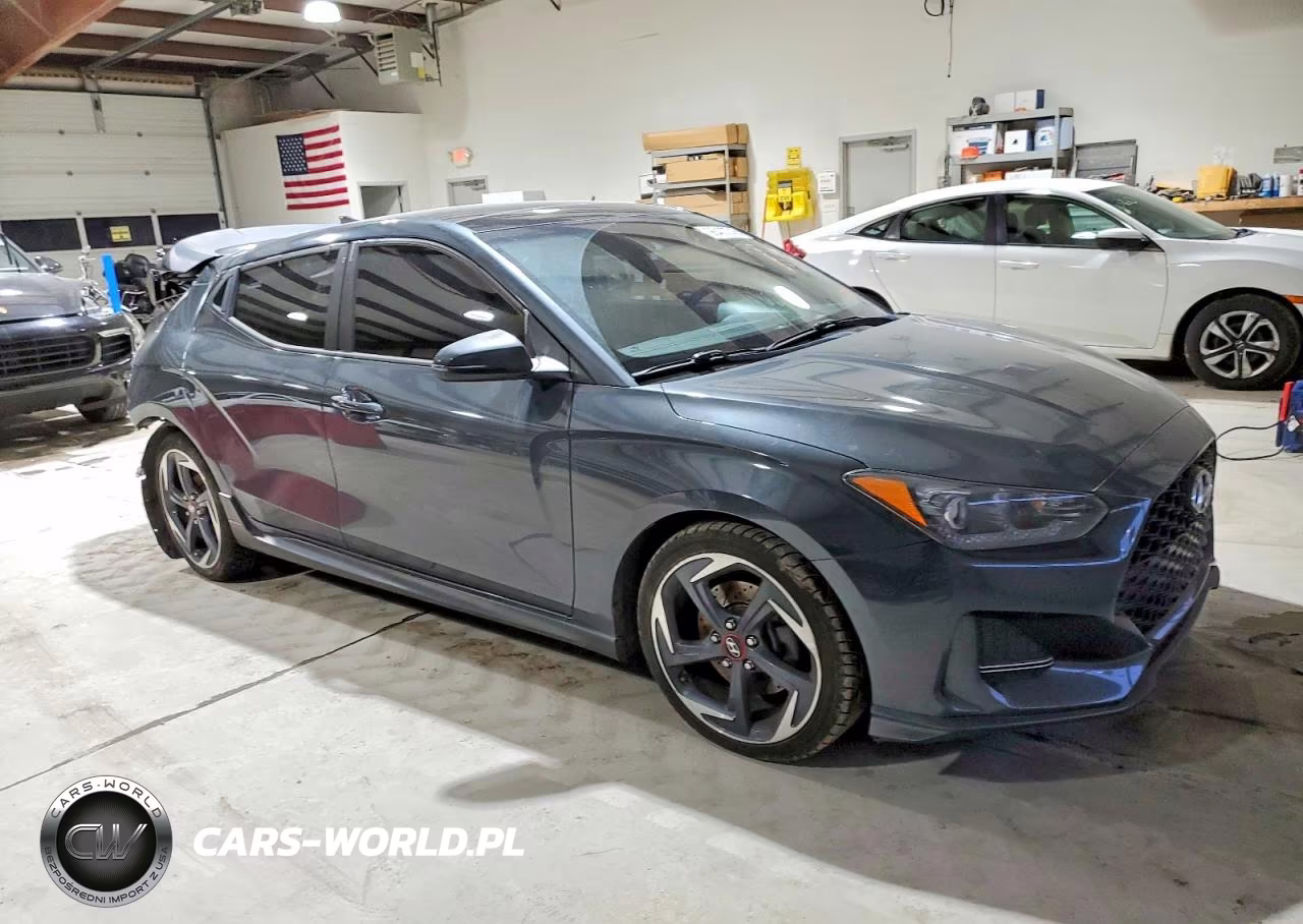 2019 Hyundai Veloster Turbo 1.6T VIN:KMHTH6AB1KU007605 - 4