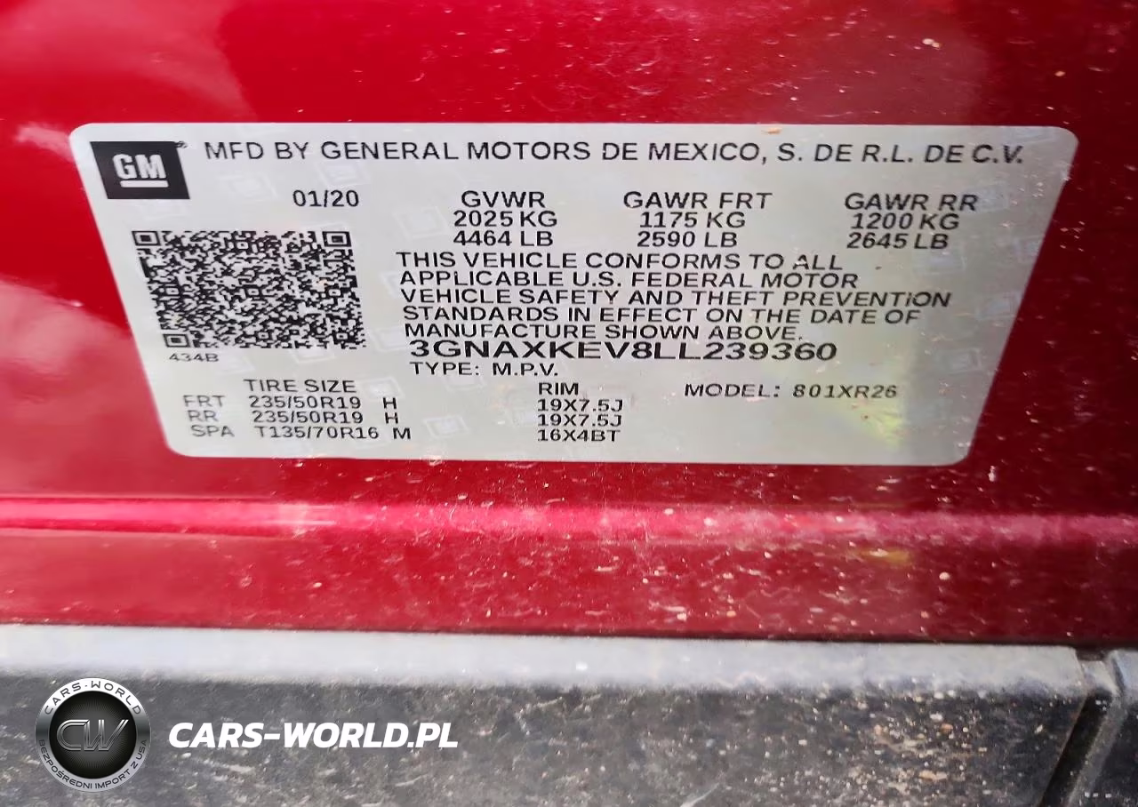 2020 Chevrolet Equinox Lt VIN:3GNAXKEV8LL239360 - 13