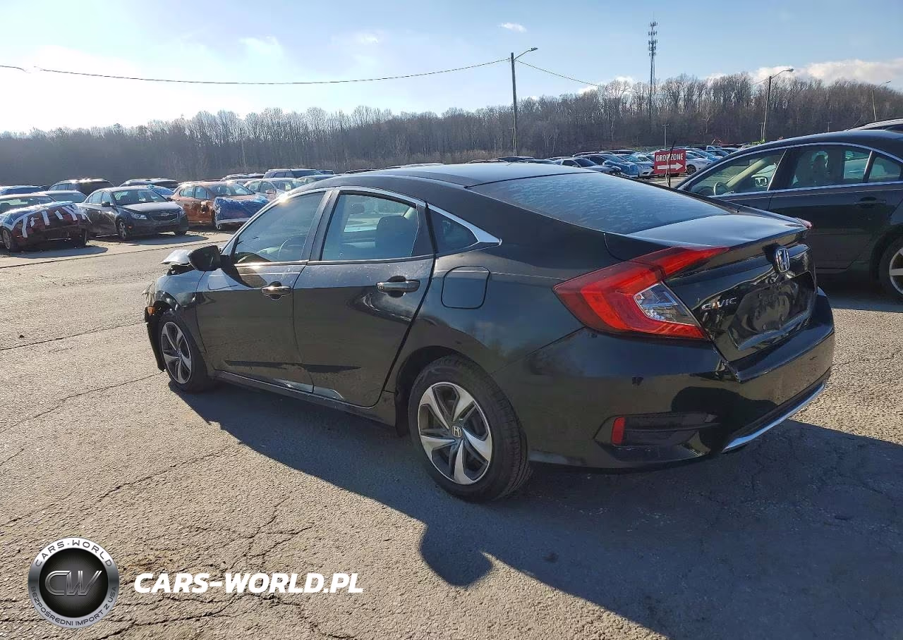 2019 Honda Civic Lx VIN:2HGFC2F6XKH579166 - 2