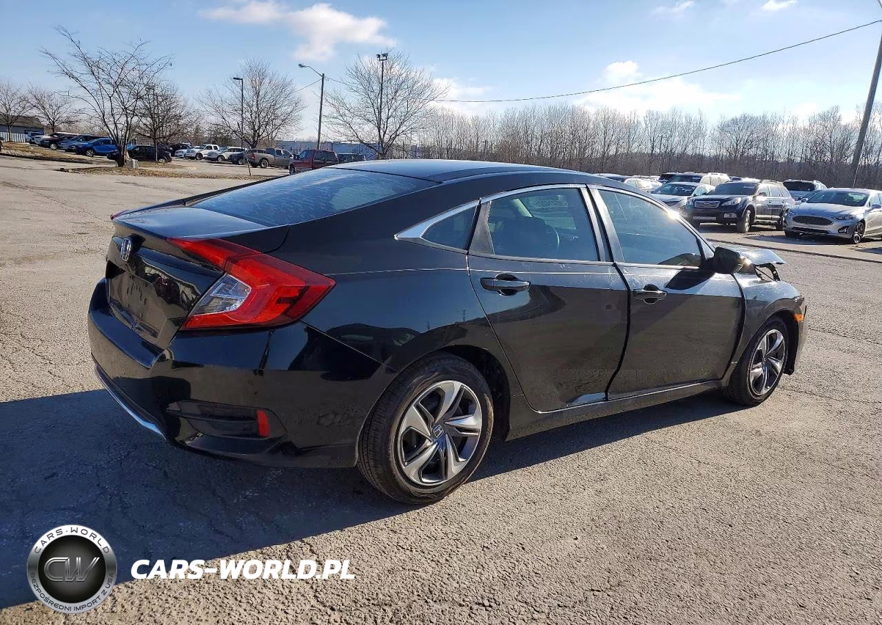 2019 Honda Civic Lx VIN:2HGFC2F6XKH579166 - 3