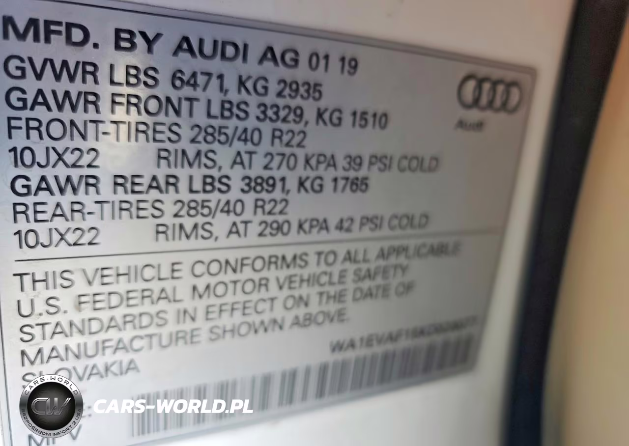 2019 Audi Q8 Premium Plus S-Line VIN:WA1EVAF15KD026077 - 13
