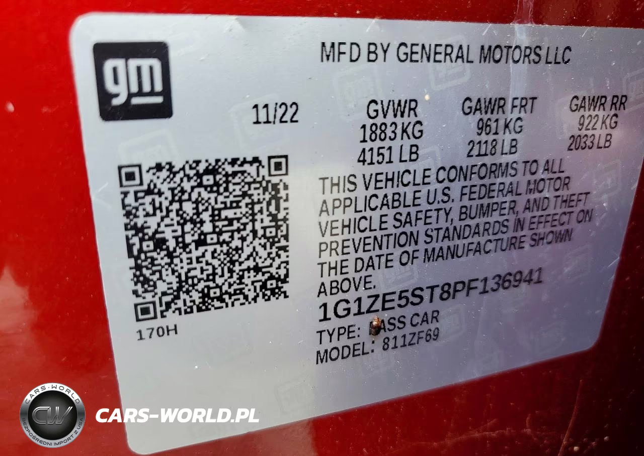 2023 Chevrolet Malibu Premier VIN:1G1ZE5ST8PF136941 - 12
