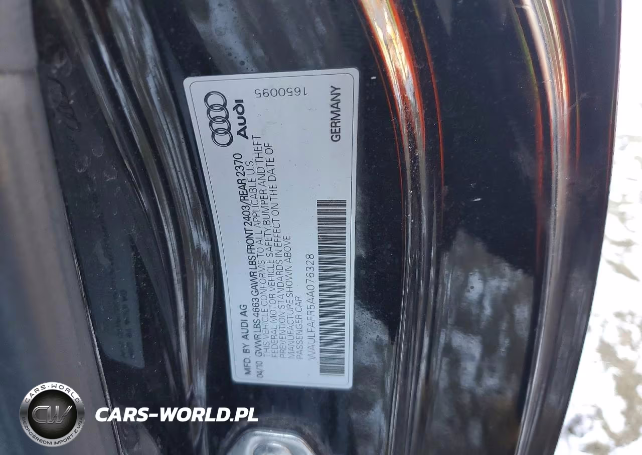 2010 Audi A5 Premium Plus VIN:WAULFAFR5AA076328 - 12