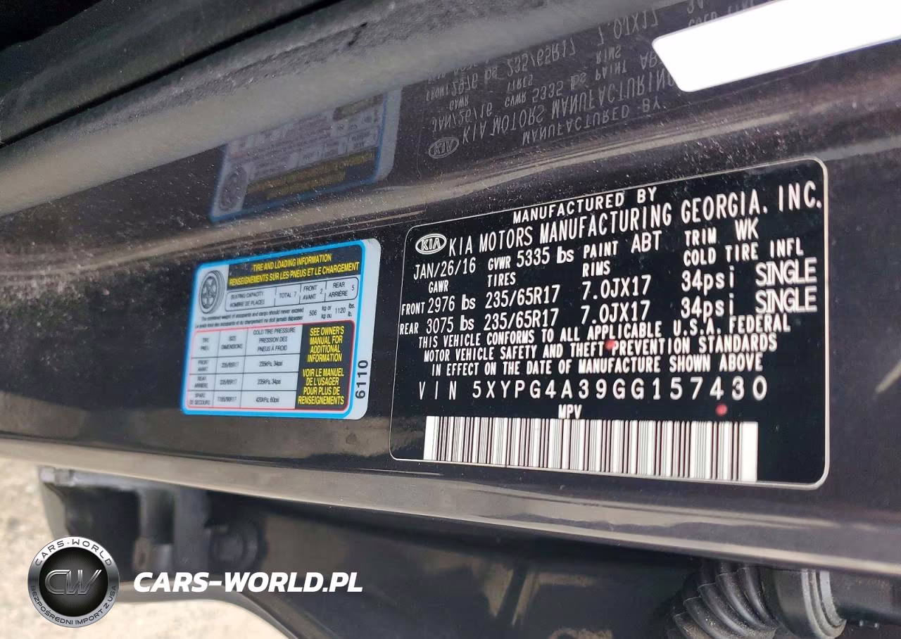 2016 Kia Sorento Lx VIN:5XYPG4A39GG157430 - 14