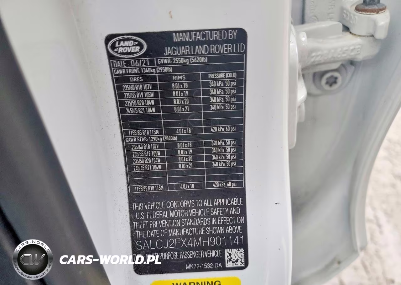 2021 Land Rover Discovery Sport S VIN:SALCJ2FX4MH901141 - 14