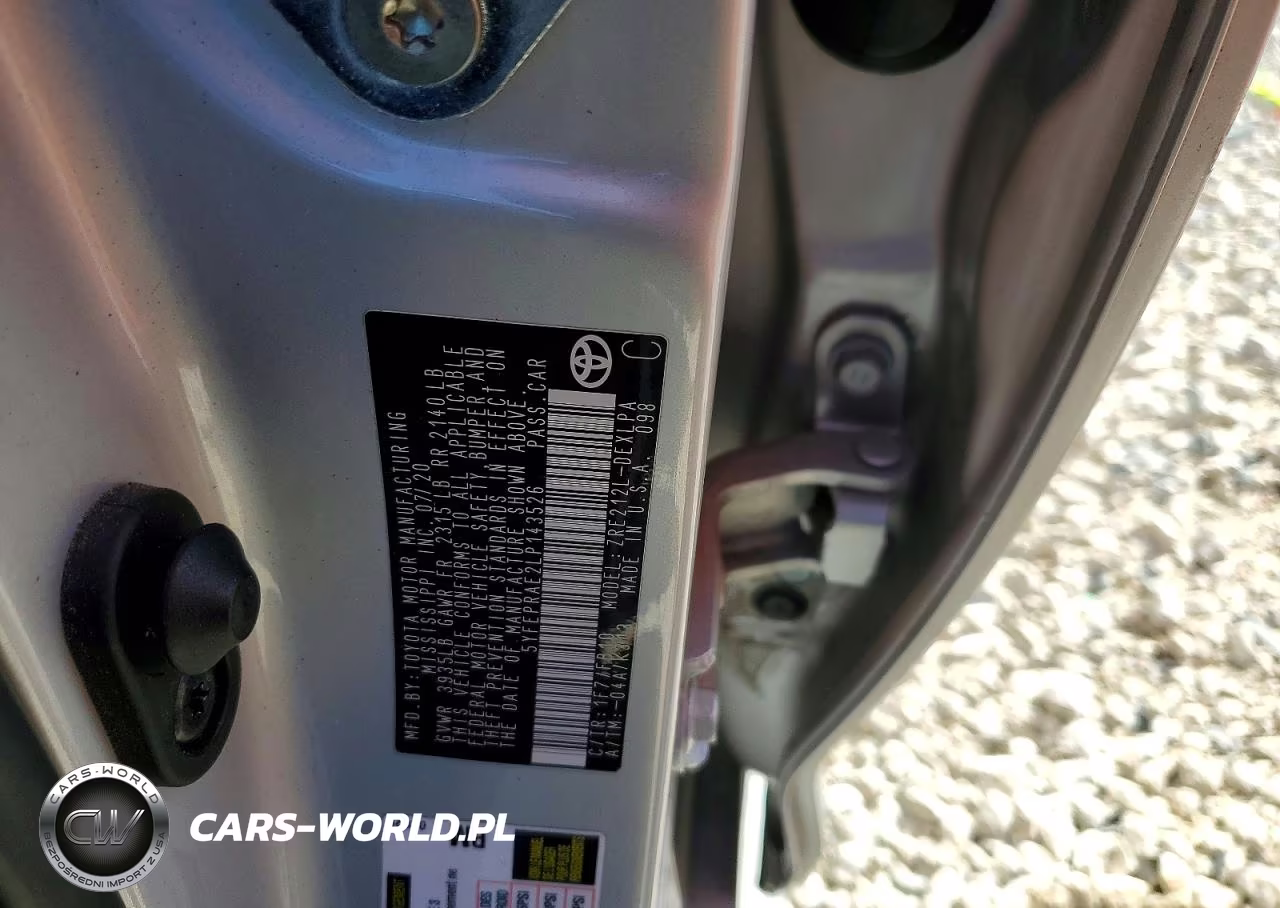 2020 Toyota Corolla Le VIN:5YFEPRAE2LP143526 - 13