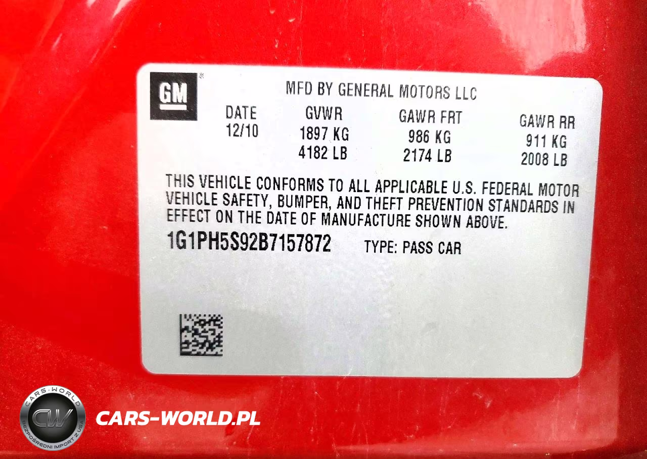 2011 Chevrolet Cruze Ltz VIN:1G1PH5S92B7157872 - 12