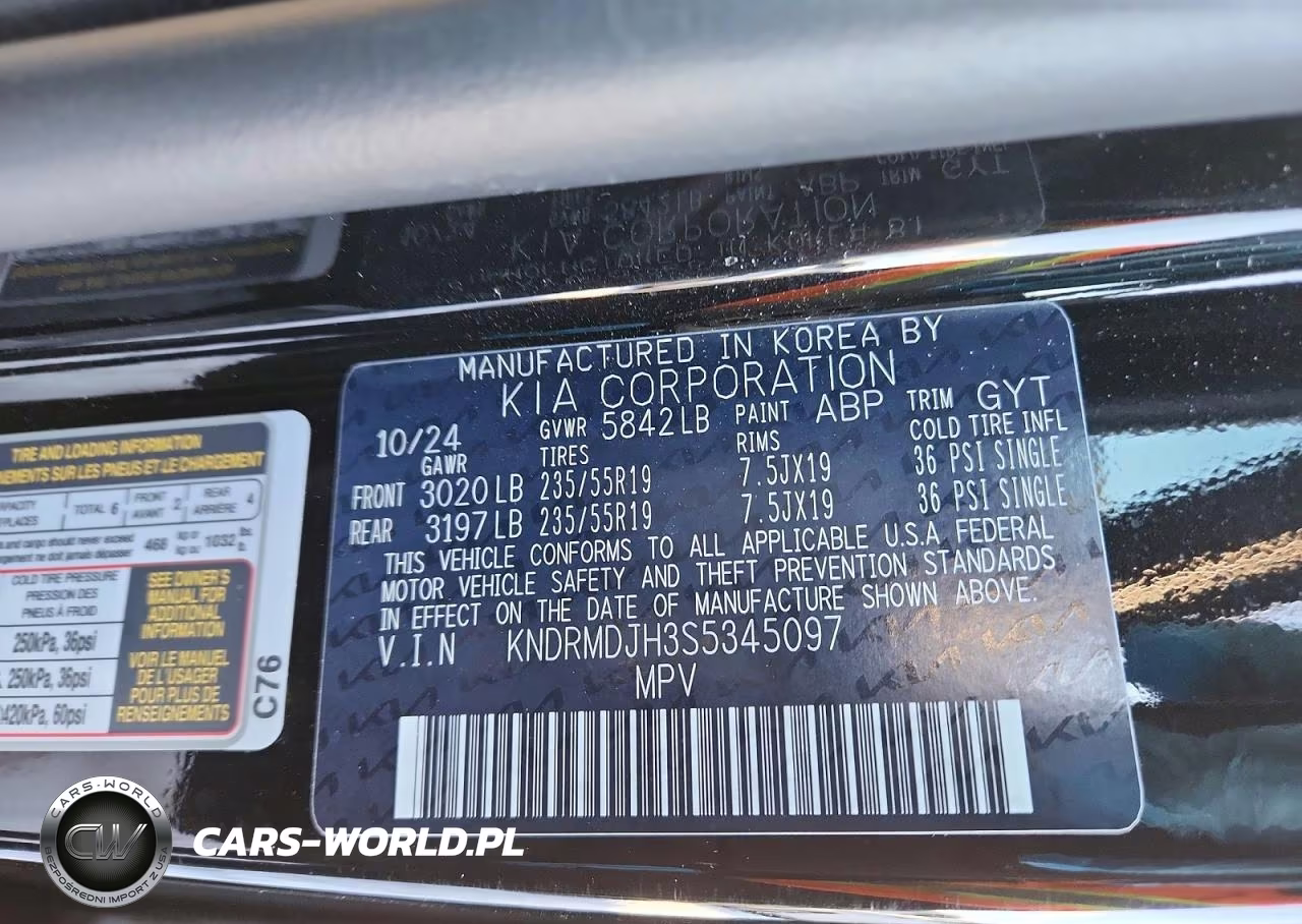 2025 Kia Sorento Sx Prestige VIN:KNDRMDJH3S5345097 - 12