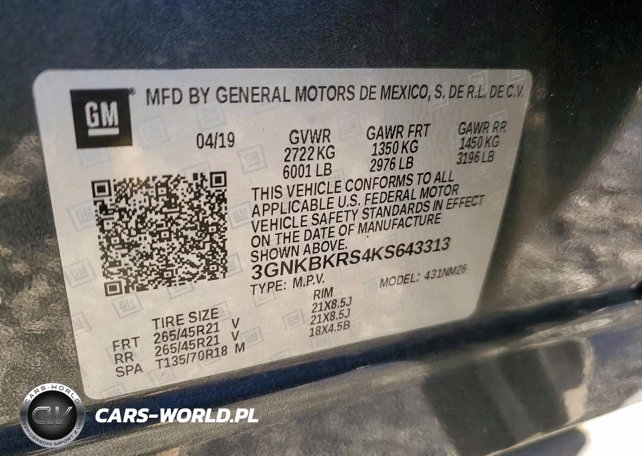 2019 Chevrolet Blazer Premier VIN:3GNKBKRS4KS643313 - 12
